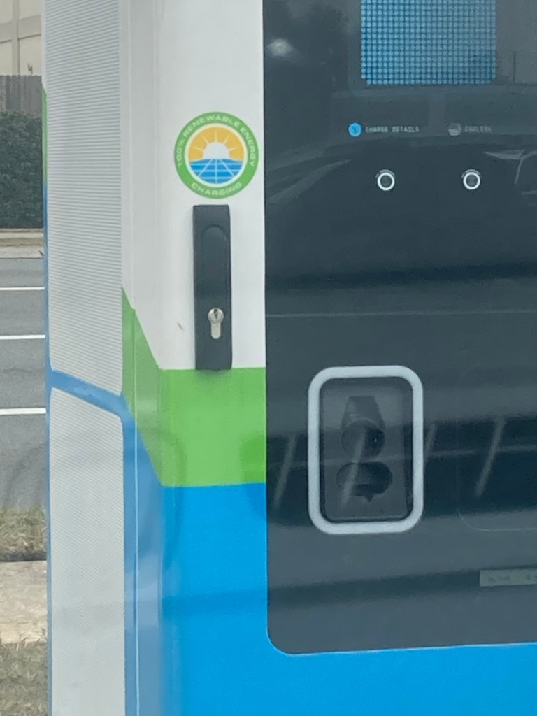 A FPL Evolution charging station in Fort Walton Beach, Florida.